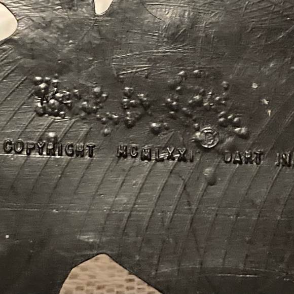 Fruit/Flowers/ Cornucopia WALL ART SET OF 4 COPPER/GOLD tone Resin/plastic 1971 - Picture 8 of 8